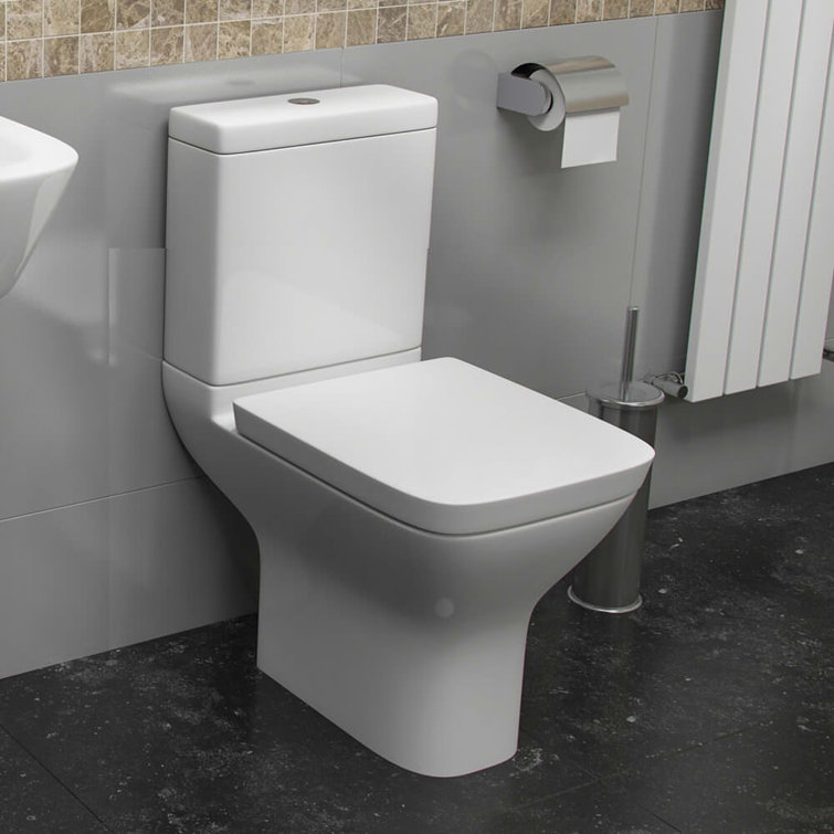 Belfry Bathroom KVit Options 600 Rimless Toilet & Cistern with Soft